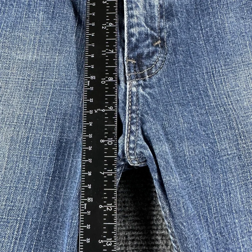 Levis 511 Slim Fit Jeans Mens 36x32 Blue Medium Wash Denim Stretch Casual